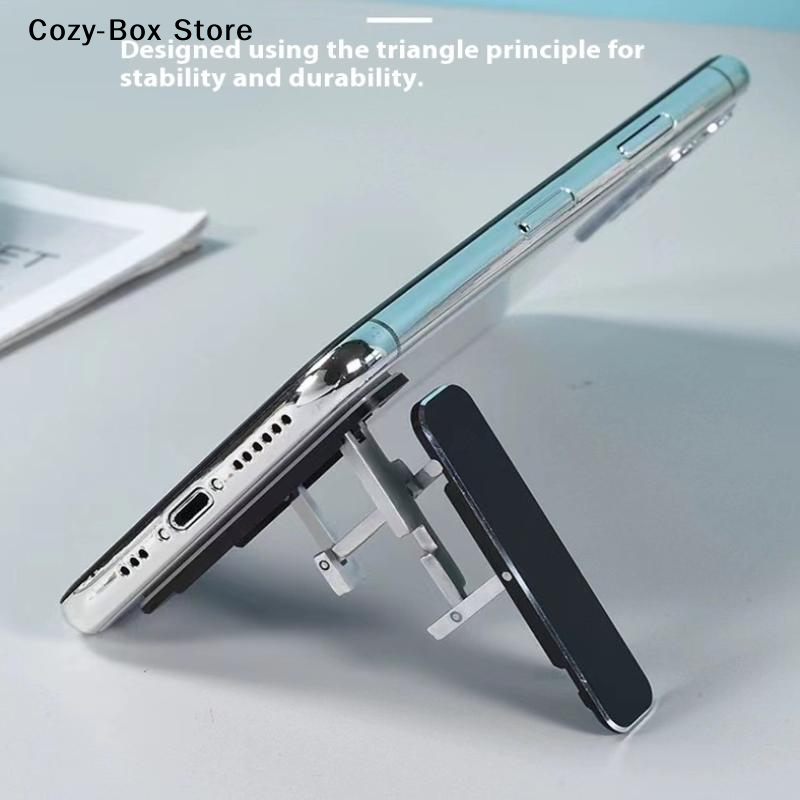 Phone Stand Aluminum - Supporto da tavolo pieghevole invisibile per