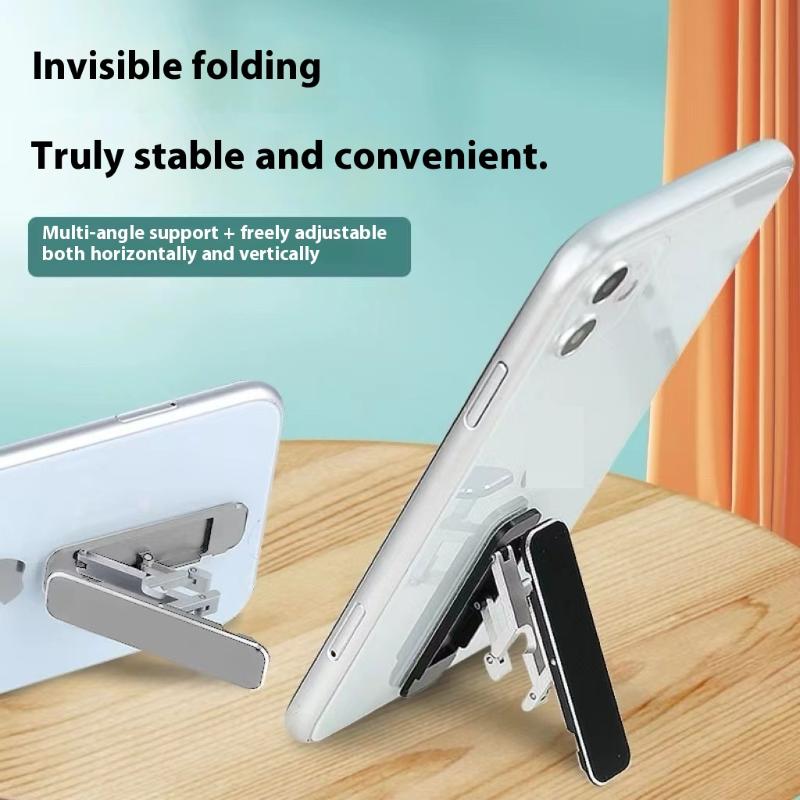 Phone Stand Aluminum - Supporto per cellulare pieghevole mini invisibile