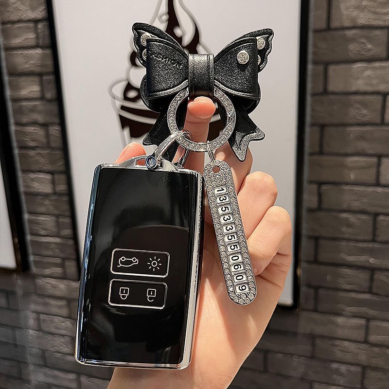 Tech Accessories Key - Custodia per Chiave Auto Renault Megane
