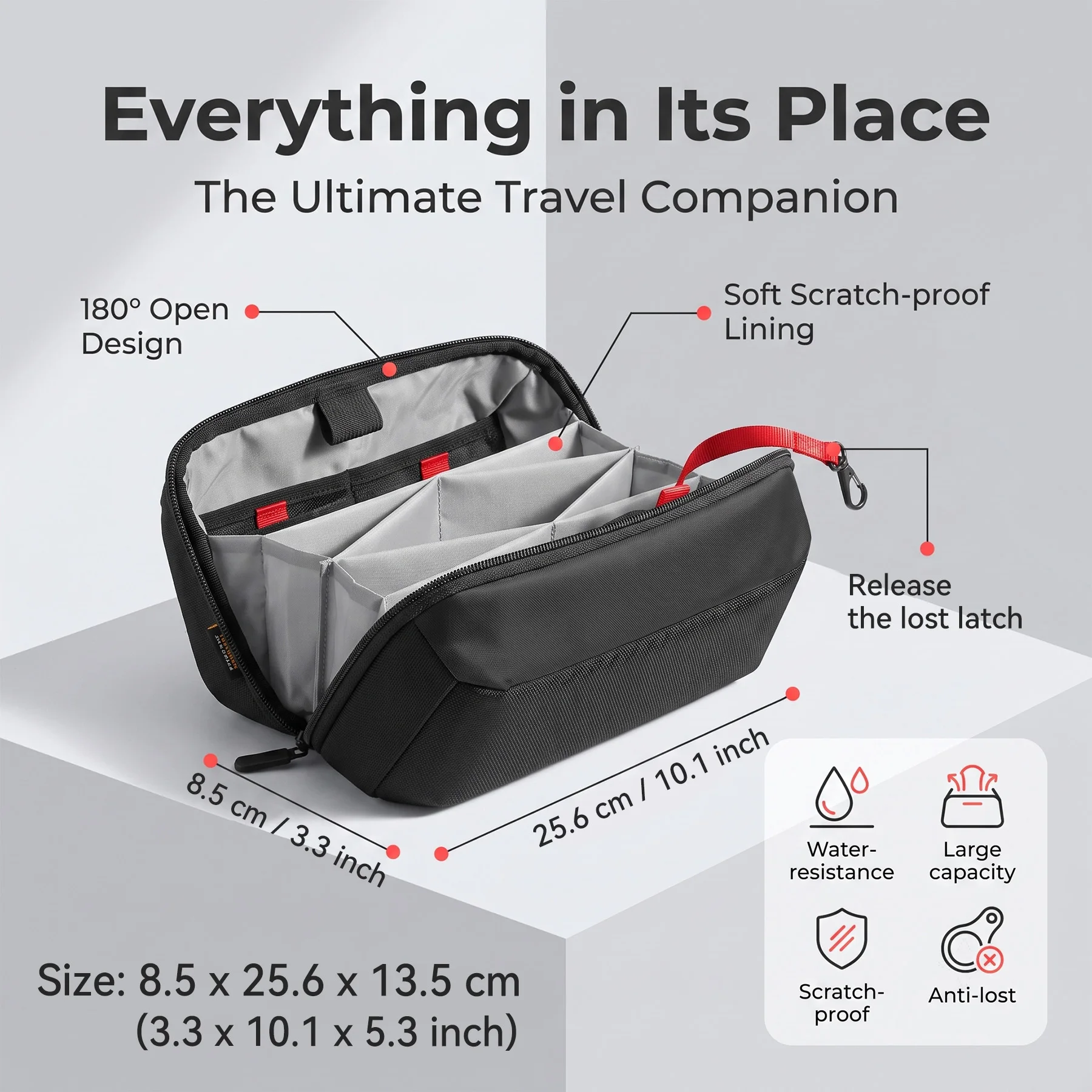 Organizer da Viaggio per Dispo - Tech Accessories Travel Case recensione e prezzo