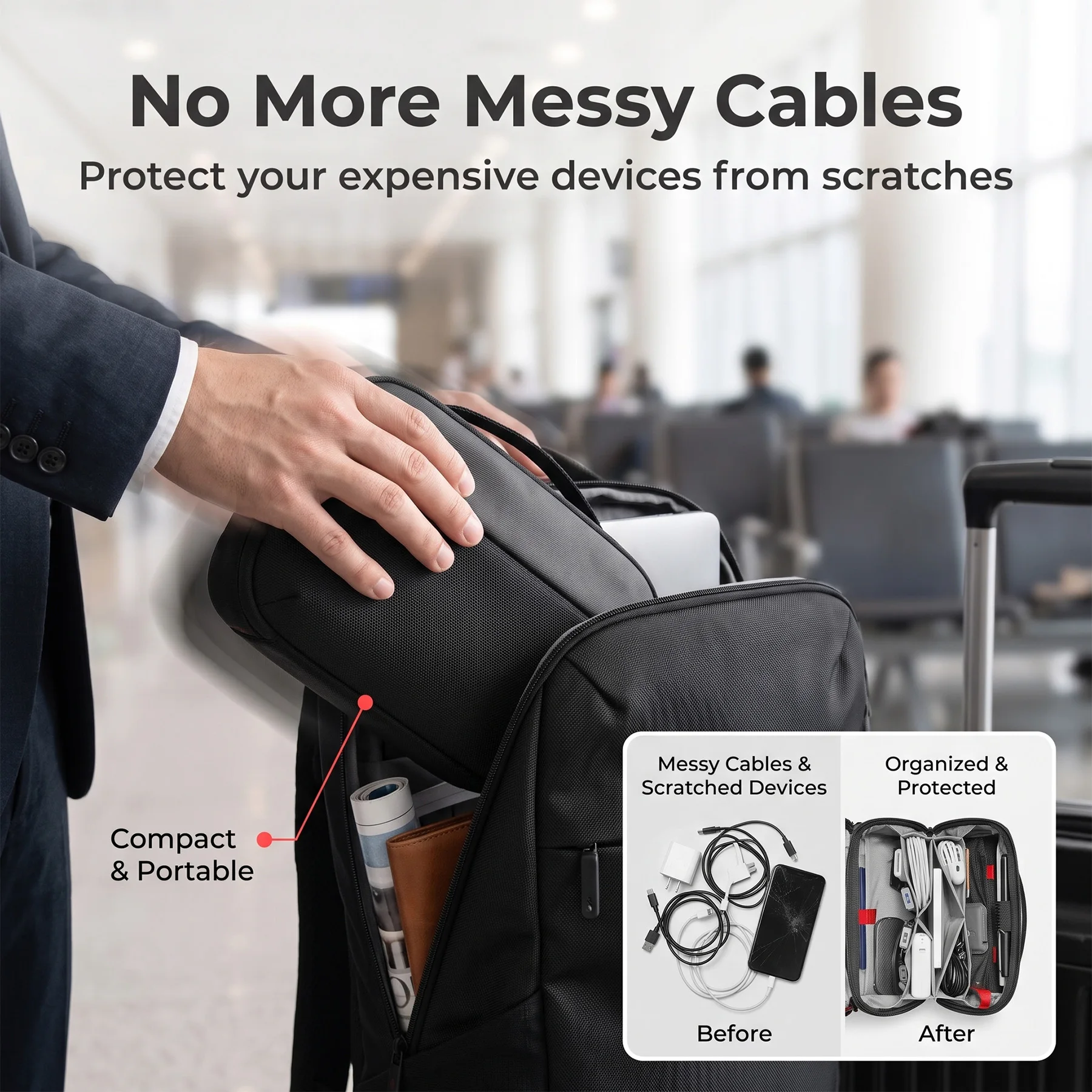 Organizer da Viaggio per Dispo - Tech Accessories Travel Case recensione e prezzo