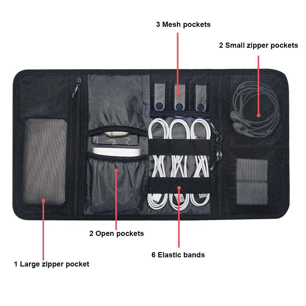 Borsa Organizer per Accessori  - Tech Accessories Travel Case recensione e prezzo
