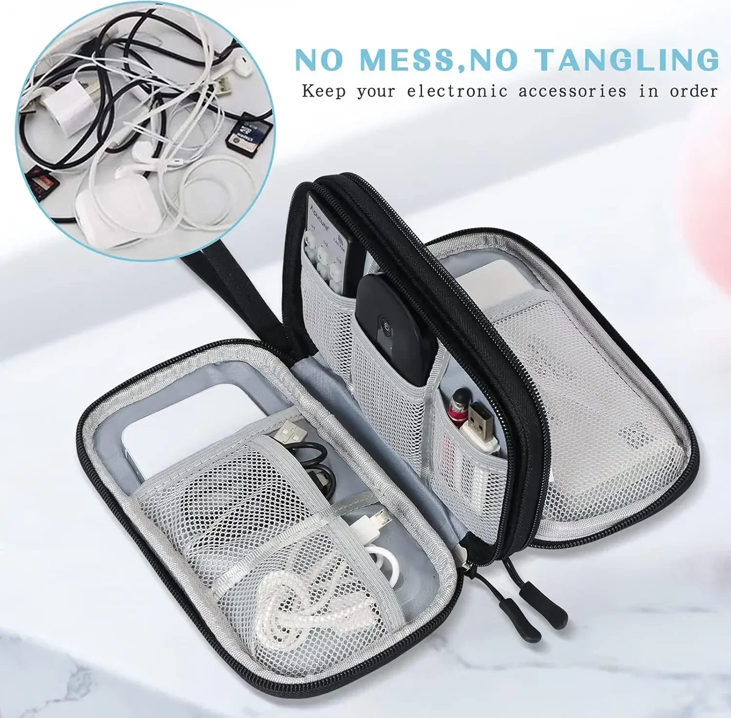 Borsa da Viaggio per Cavi, Cus - Tech Accessories Case recensione e prezzo