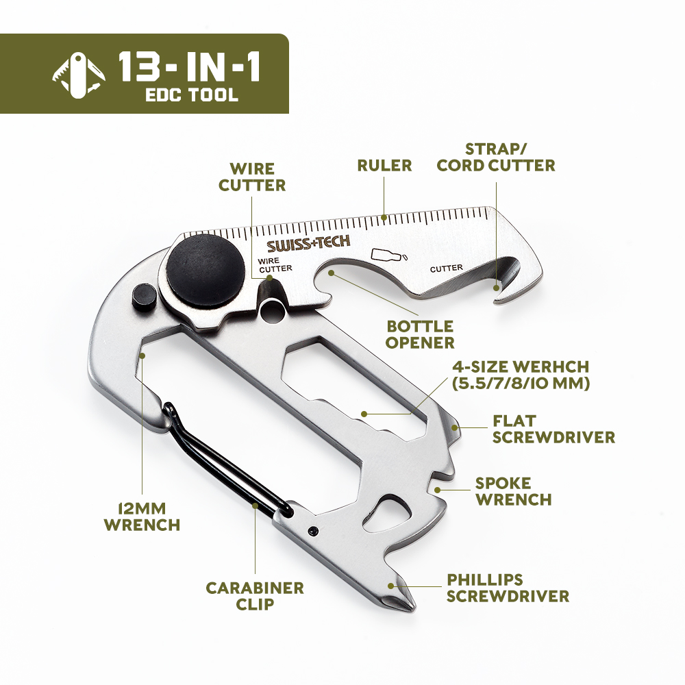 SWISS TECH 13 in 1 Mini strume - Tech Accessories Kit recensione e prezzo