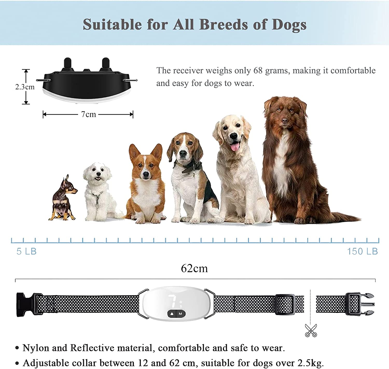 Collare Anti-Scare per Cani co - Tech Dog Accessories recensione e prezzo